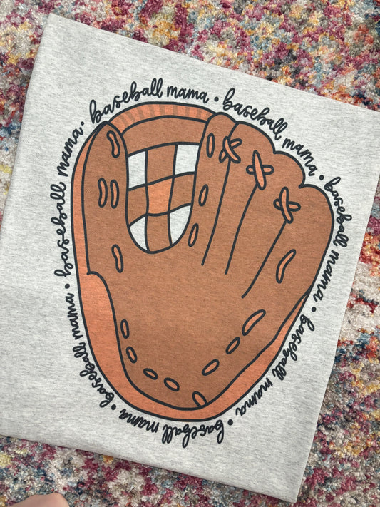 BASEBALL MAMA// glove