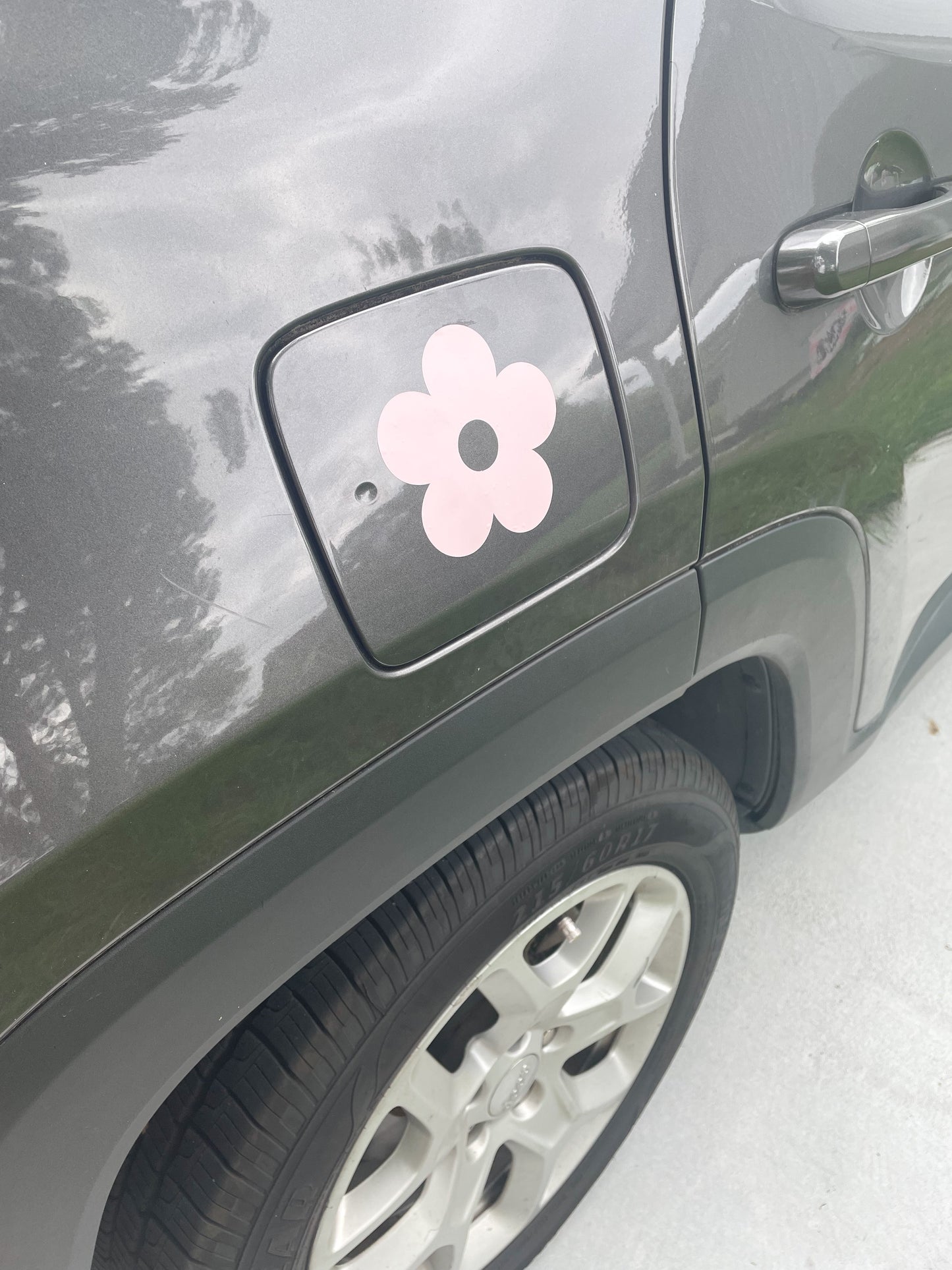 FLORAL GAS DECAL