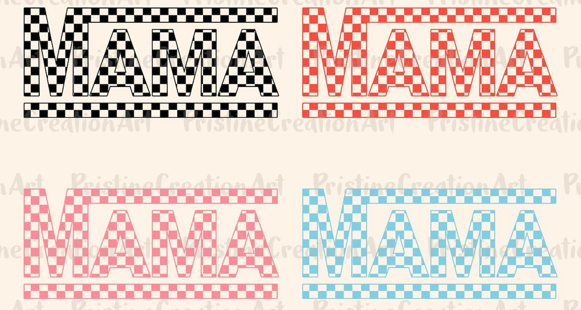 MAMA CHECKERED