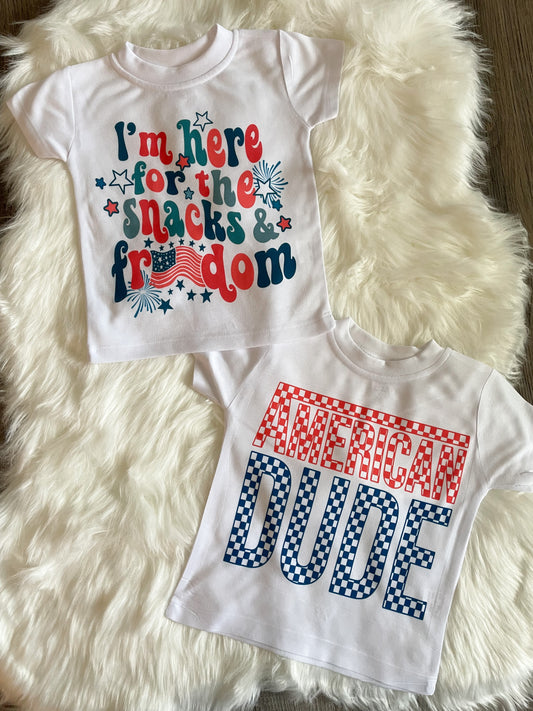 JULY4 KIDS TEES