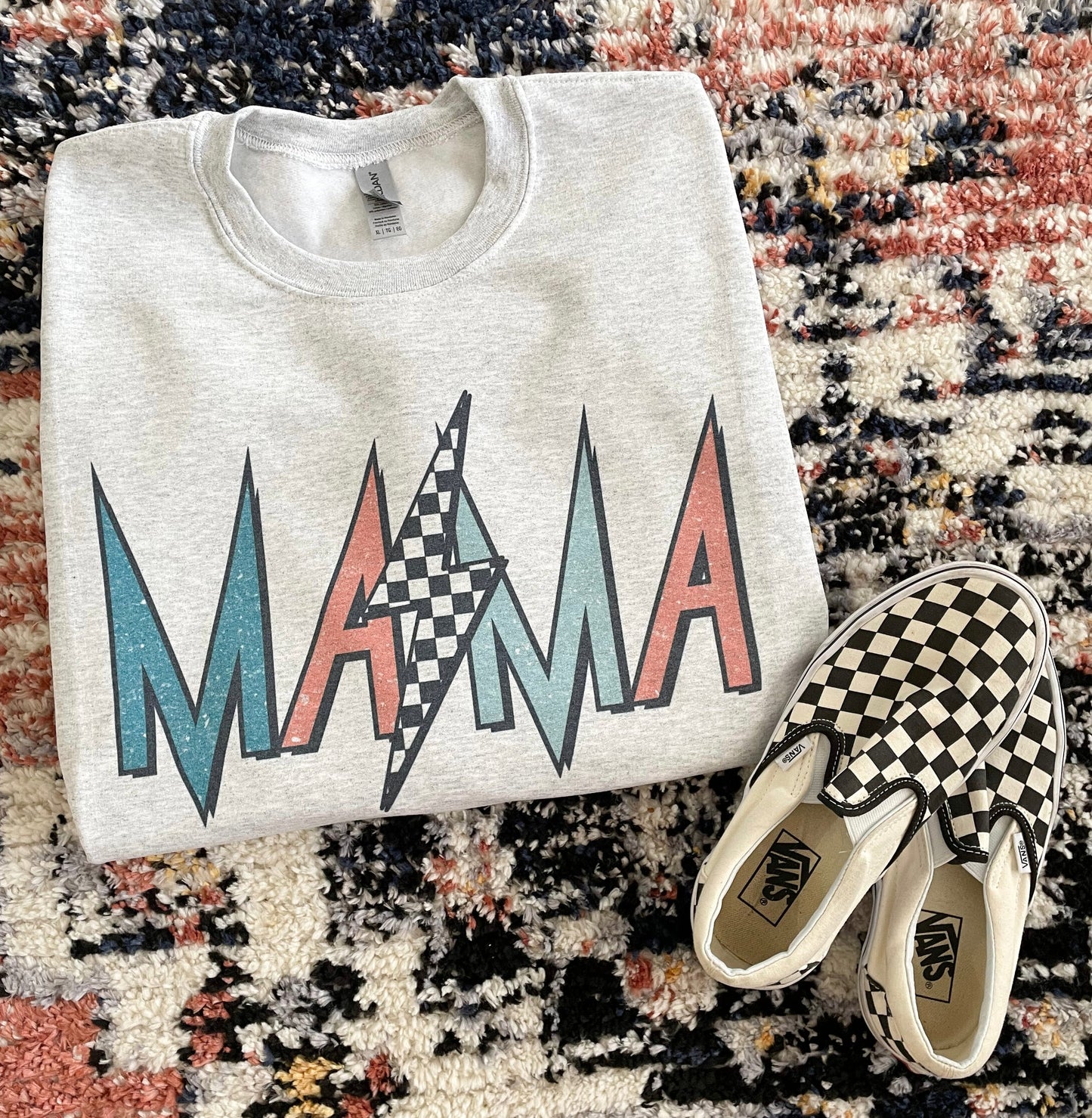 MAMA/ MINI CHECKERED BOLT