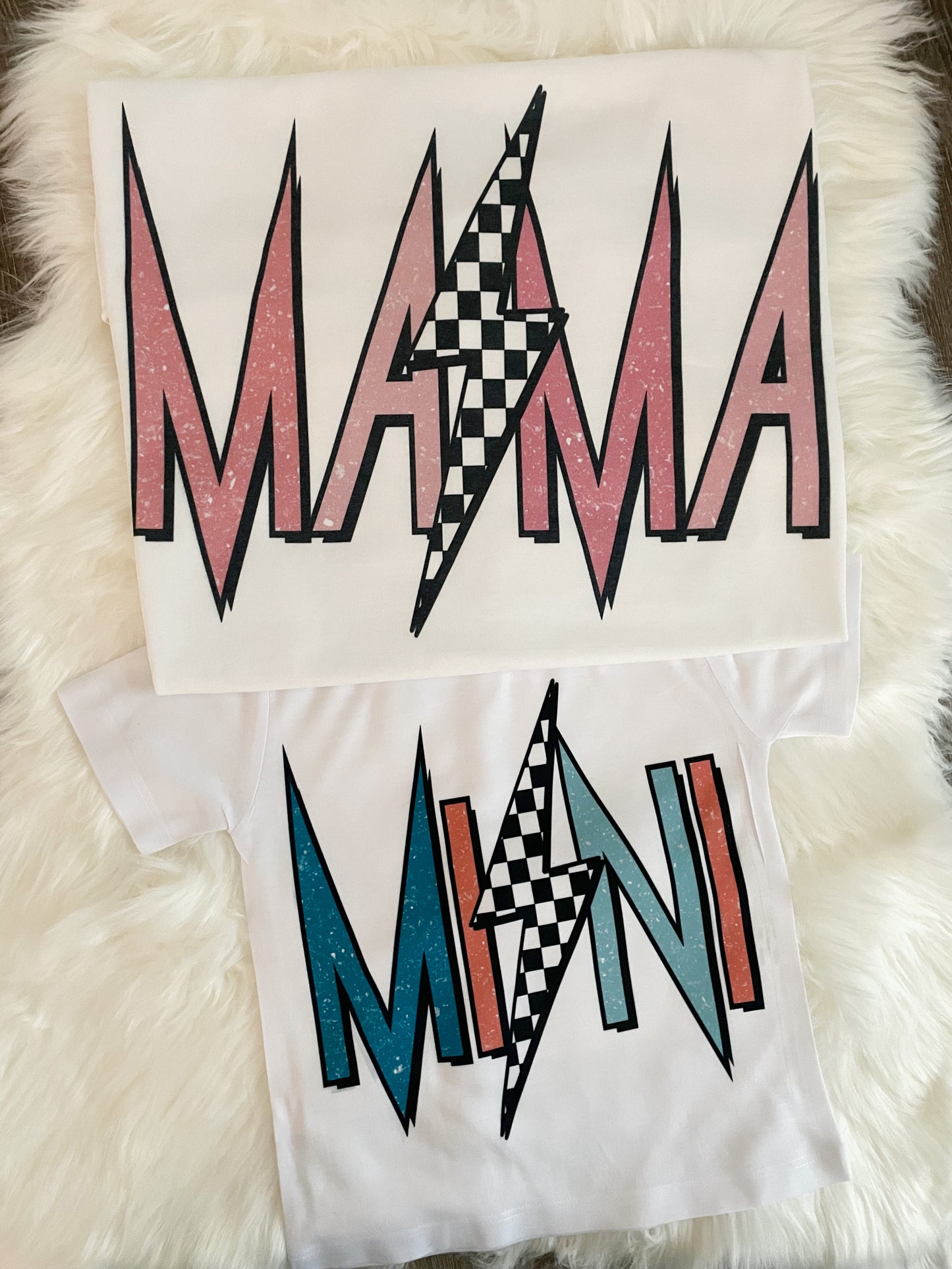 MAMA/ MINI CHECKERED BOLT