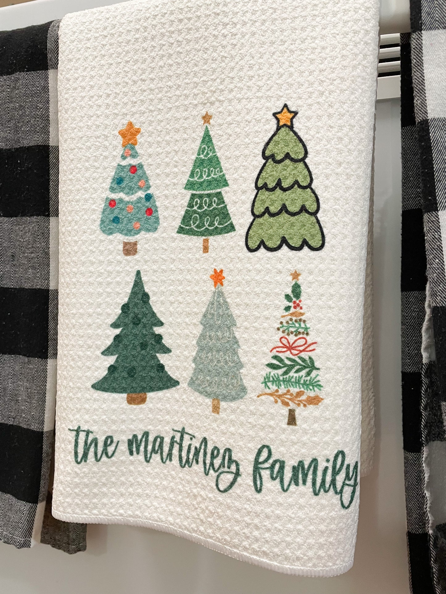 CHRISTMAS TREE TEA TOWEL