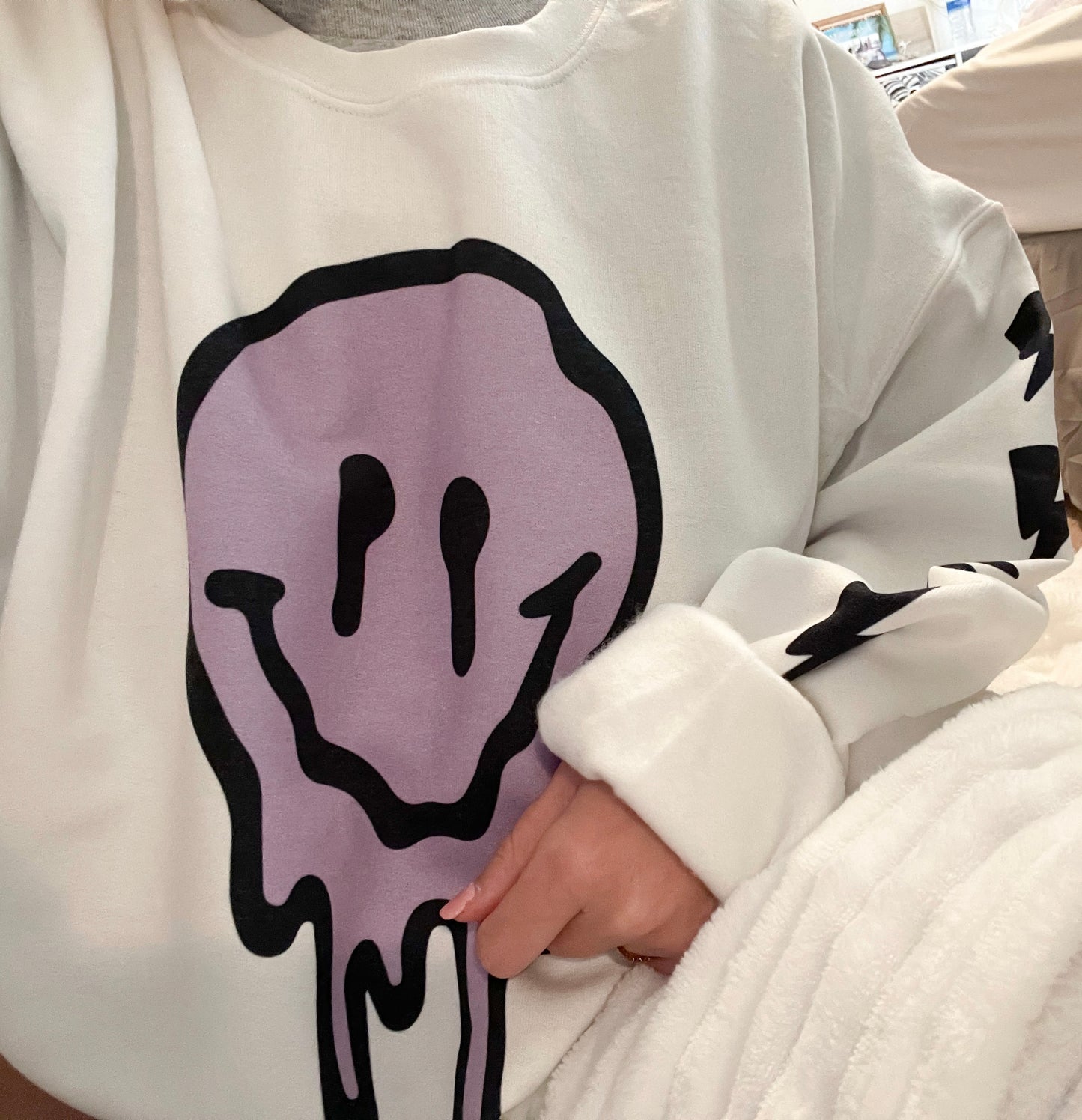 DRIP SMILEY SWEATSHIRT